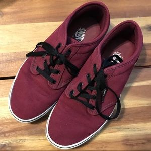 Maroon Vans
